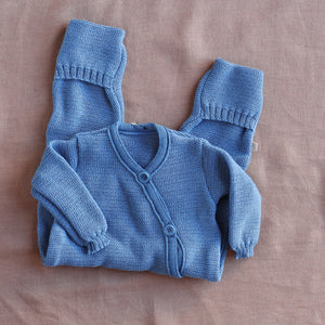Knitted Overalls - Organic Merino Wool (0-12m)