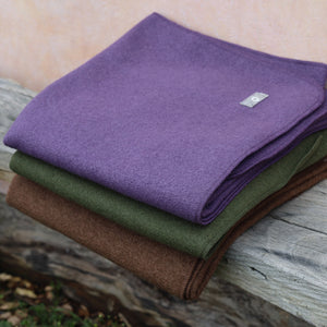 Boiled Wool Blanket Organic Merino (L 100x135cm)