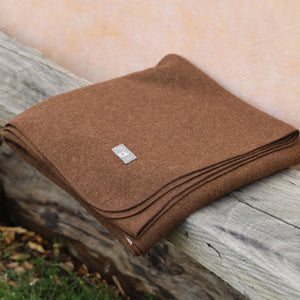 Boiled Wool Blanket Organic Merino (L 100x135cm)
