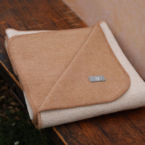 Double Faced Boiled Wool Blanket Organic Merino (L 100x135cm)