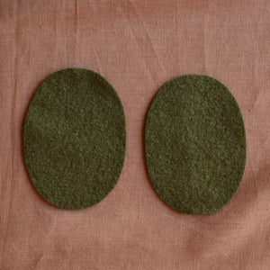 Knee/Elbow Patches - Organic Boiled Wool (1 Pair)