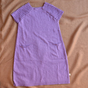Kids Knitted Summer Pocket Dress - Organic Linen/Cotton (1-10y)