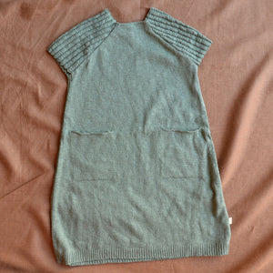 Kids Knitted Summer Pocket Dress - Organic Linen/Cotton (1-10y)