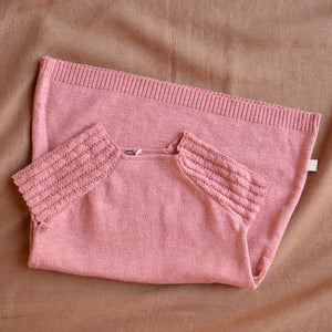 Kids Knitted Summer Pocket Dress - Organic Linen/Cotton (1-10y)