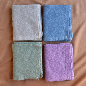 Knitted Summer Blanket - Organic Linen/Cotton (80x100cm)