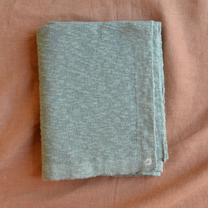 Knitted Summer Blanket - Organic Linen/Cotton (80x100cm)
