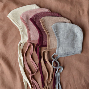 Bonnet in Organic Merino Wool (0-12m) *Returning 2026