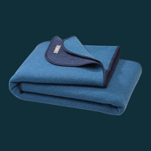 Double Faced Boiled Wool Blanket Organic Merino (L 100x135cm)