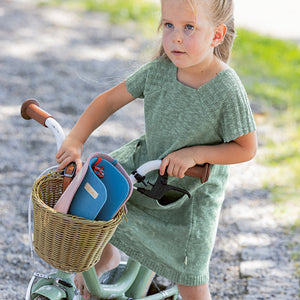 Kids Knitted Summer Pocket Dress - Organic Linen/Cotton (1-10y)