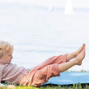 Kids Knitted Summer Pants - Organic Linen/Cotton (0-10y)