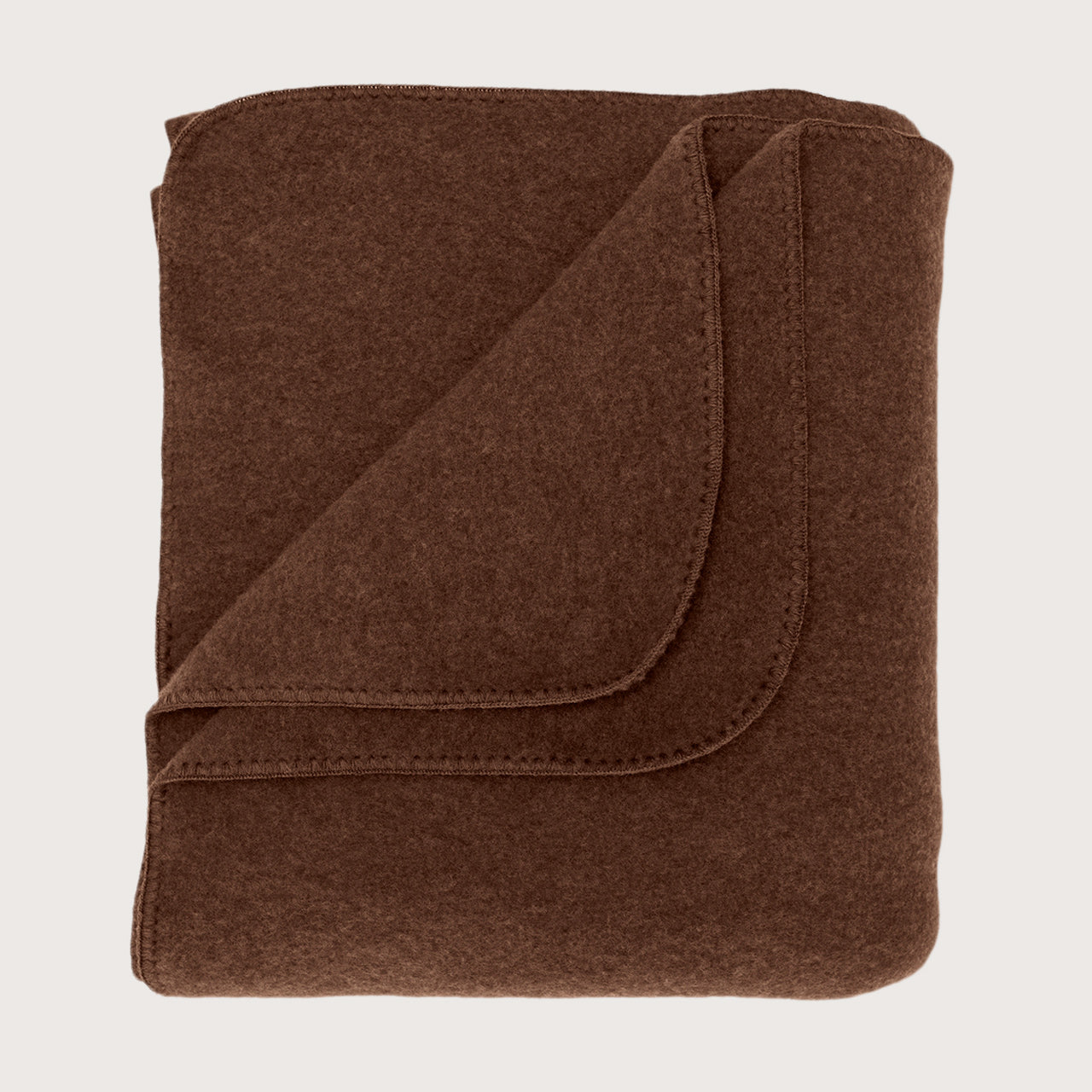 Organic Merino Wool Fleece Blanket - Cinnamon (180x150cm) *Arriving Autumn