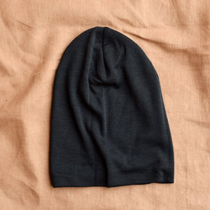 Adults Beanie - Organic Merino/Silk