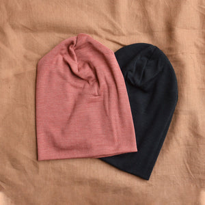 Adults Beanie - Organic Merino/Silk