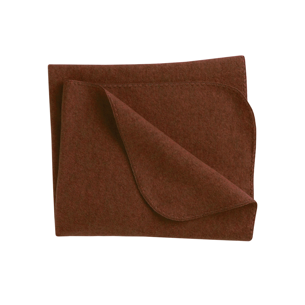 Organic Merino Wool Fleece Blanket - Cinnamon (180x150cm) *Pre-Order