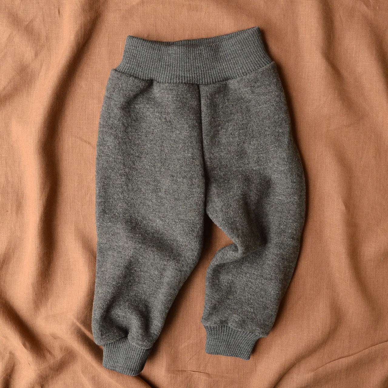 Boiled Merino Wool Pants - Lava Grey (1-6y) *Retired colour