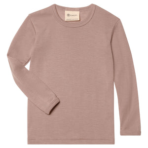 Child's Long Sleeve Top - Organic Merino/Silk (1-14y)