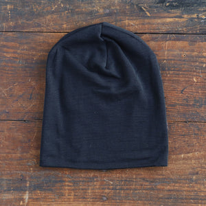 Adults Beanie - Organic Merino/Silk