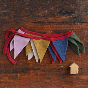 Bunting in 100% Organic Wool Fleece