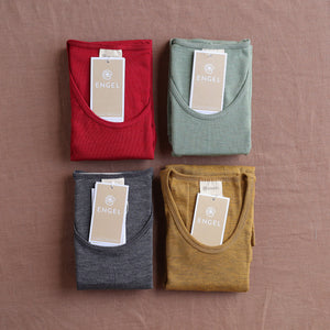 Women's 100% Organic Merino Wool Long Sleeve Top