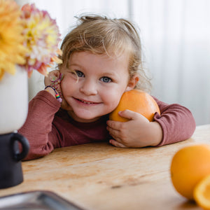 Child's Long Sleeve Top - Organic Merino/Silk (1-14y)