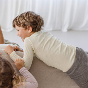 Child's Long Sleeve Top - 100% Organic Merino (3-10y)