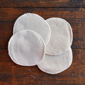 Breast Pads in 2 layers - Silk/Wool (2 Pairs)