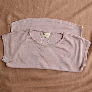 Women's Drop Shoulder Top - Organic Merino/Silk (XS-L)