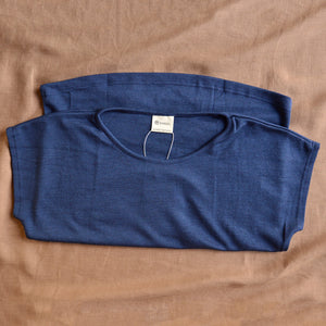 Women's Drop Shoulder Top - Organic Merino/Silk (XS-L)