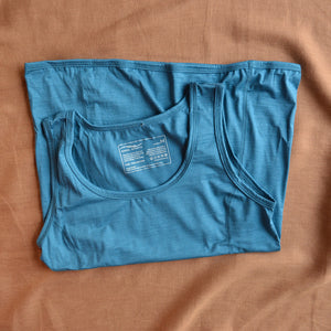 Sleeveless Sports Tank - Organic Merino/Silk (Women’s S-L)