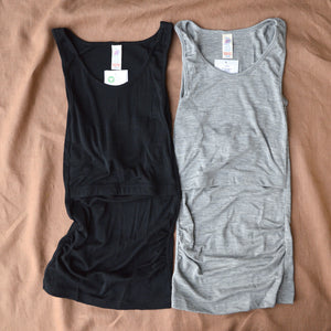 Breastfeeding/Maternity Tank - Organic Merino/Silk