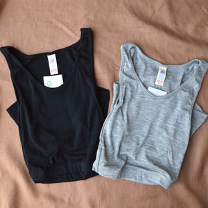Breastfeeding/Maternity Tank - Organic Merino/Silk