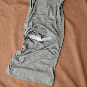 Breastfeeding/Maternity Tank - Organic Merino/Silk