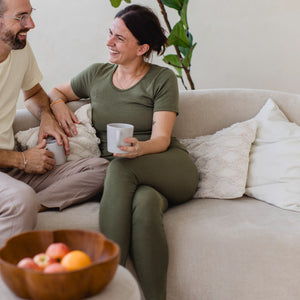 Women's Organic Merino Wool/Silk Leggings