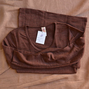 Women's 100% Organic Merino Wool Long Sleeve Top