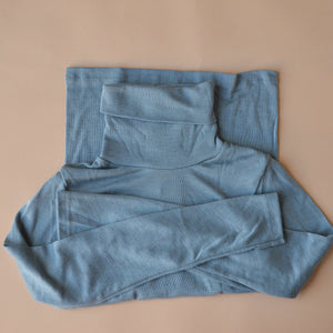 Women's Turtleneck Long Sleeve Top - Organic Merino/Silk *Restocking 2026