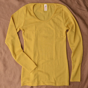 Women's Long Sleeved Top - 100% Organic Merino (XS-L) *Limited Edition