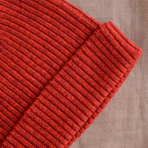 Melange Rib Beanie - 100% Merino (Child-Adults)