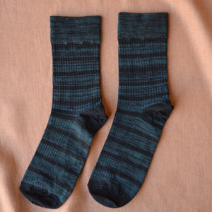 FUB Merino Wool Fine Socks - Stripes (Adults)