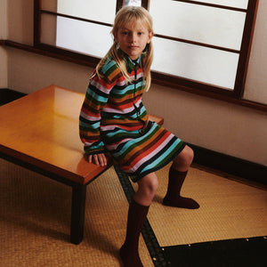 Striped Skirt - 100% Merino (5-12y+ Teen/Womens' XS) *Arriving 2026