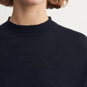 Women's Long Sleeve Top - 100% Merino - Dark Navy (S-L) *Arriving 2026