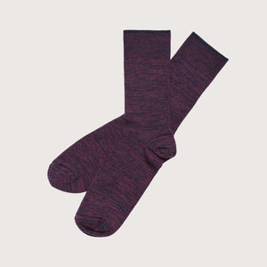 FUB Merino Wool Socks - Fine Melange Knit (Adults)