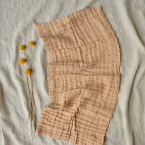 Muslin Burp/Wash Cloth - Undyed Organic Cotton (2 Pack)