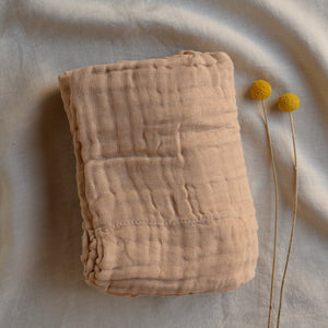 Muslin Wrap - Undyed Organic Cotton (100x100cm)