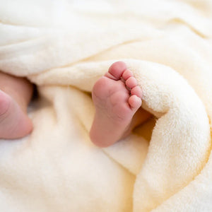 Organic Cotton Hooded Towel - Natural