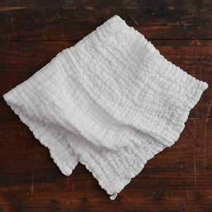 Muslin Burp/Wash Cloth - Undyed Organic Cotton (2 Pack)
