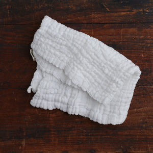 Muslin Burp/Wash Cloth - Undyed Organic Cotton (2 Pack)