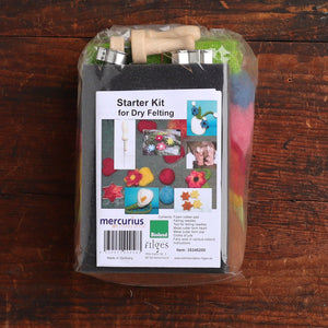 Filges Wet/Dry Felting Starter Kit with Plant Dyed Organic Fleece
