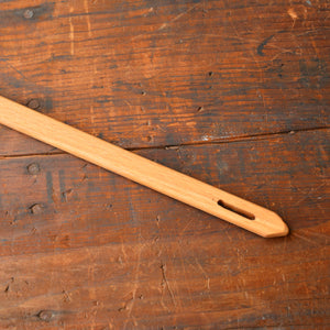Large Wooden Weaving Needle for Rectangular Looms