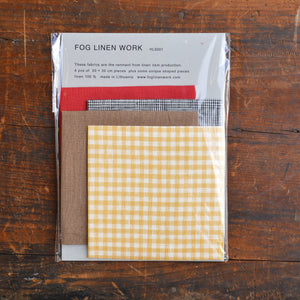 100% Linen Remnant Pack (30cm squares)