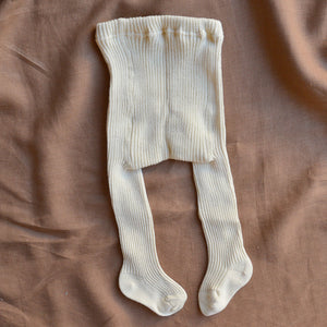 Thick Knit Rib Baby Tights - 100% Organic Wool (0-24m)